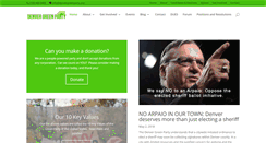 Desktop Screenshot of denvergreenparty.org